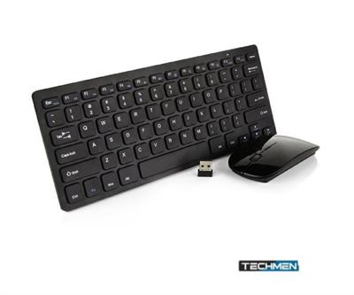 Jedel WS6100 Ultra Slim Mini Wireless Keyboard Mouse Set
