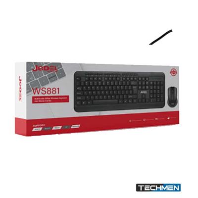 JEDEL WS881 Wireless Keyboard & Mouse Combo