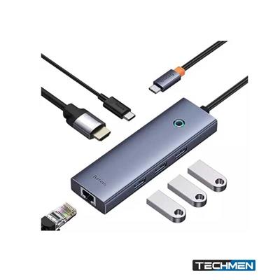 Baseus UltraJoy Series 6-Port HUB Type-C to  HDMI4K@60Hz*1+USB3.0*2+USB2.0*1+Type-C3.0*1+PD*1）