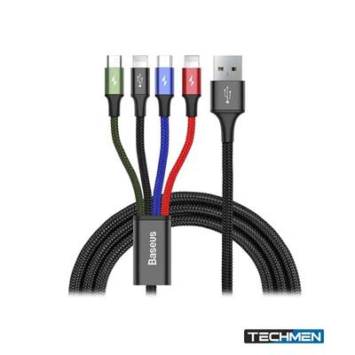 Baseus Fast 4-in-1 Cable – iP(2)+Type-C+Micro (1.2m, Black)