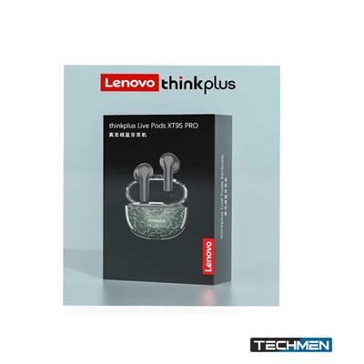 Lenovo XT95 Pro TWS Bluetooth 5.1 Earphones – Game Low Latency, RGB, AAC Bass, HiFi HD, Mic, Black