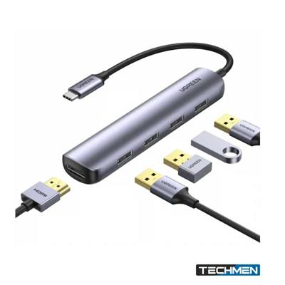 UGREEN USB-C to 4*USB 3.0+HDMI Adapter (5-in-1)