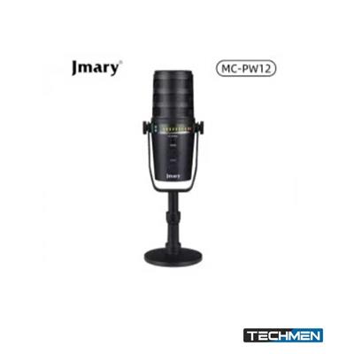 JMARY MC-PW12 USB Mic 360 Degree Rotating Zero Latency Desktop Microphone