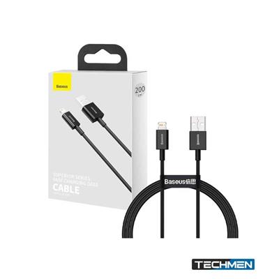 Baseus Data Cable USB to iP 2.4A 2m Superior Series Fast Charging Black CALYS-C01