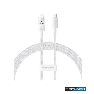 Baseus Data Cable USB-C to iP 20W 2m Gem Fast-Charging Moon White P10373001211-01