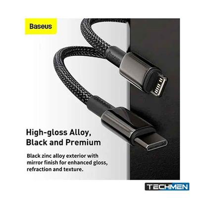 Baseus Zinc Magnetic Safe Fast Charging Data Cable Type-C To iPhone 20W 1m Black 