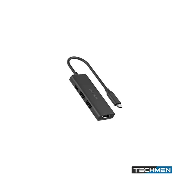 A4Tech 4-IN-1 Docking Station Ash Grey (HDMI1+USB2.01+USB3.0*1+USBC -PD100W)(DST-40C)