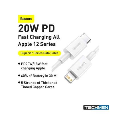 Baseus Superior Series TypeC To iPhone 20W Fast Charging Cable 1m