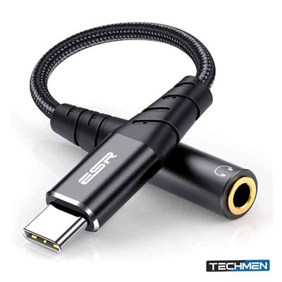 ESR USB-C to 3.5 mm Headphone Adapter - Black