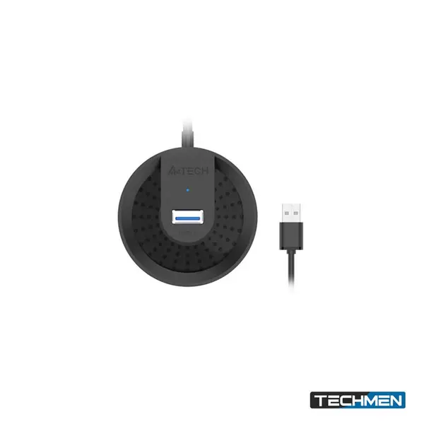 A4tech USB 3.0 4 Ports, 100cm, USB Plug Black(HUB-30 )