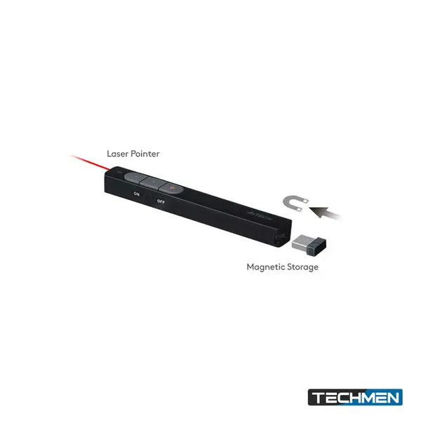 A4Tech 2.4G Wireless Laser Pen (Black)(LP15)