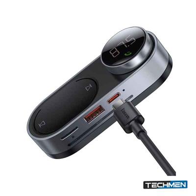 Baseus Solar Car Wireless MP3 Music Player FM Transmitter Bluetooth 5.0 750mAh (TF Card / USB / AUX)