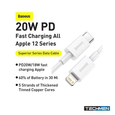 Baseus Superior Series TypeC To iPhone 20W Fast Charging Cable 2m