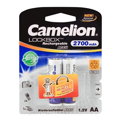 Camelion AA Rechargeable Batteries 2700 mAh