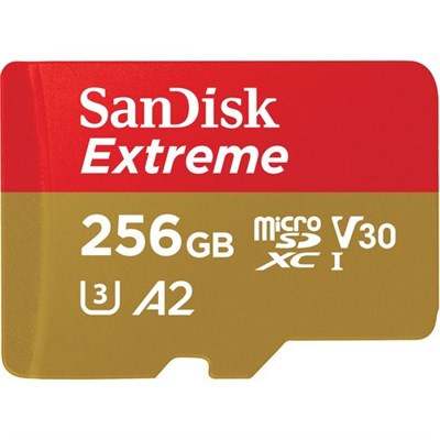 SanDisk 256GB 160MB/s Extreme UHS-I microSDXC Memory Card