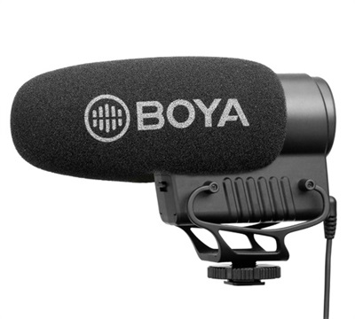 Boya BY-BM3051S Super Cardioid Stereo/Mono Condenser Microphone for Camera