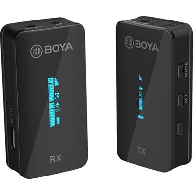BOYA BY-XM6-S1 Digital Camera-Mount True-Wireless 1-Person Microphone System