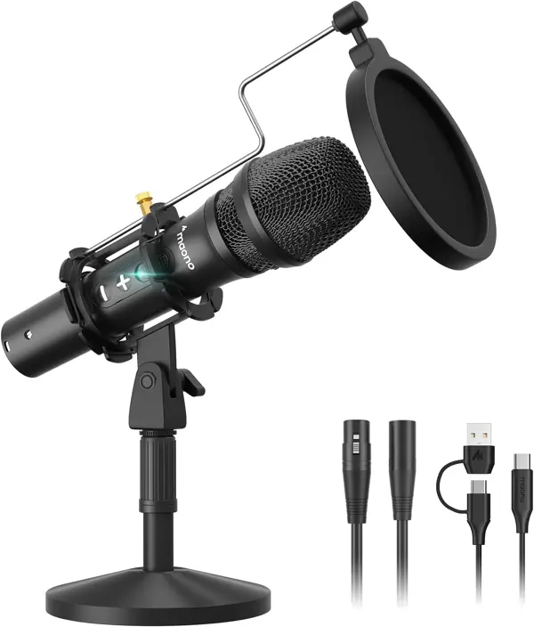 Maono HD300T USB/XLR Podcast Dynamic Microphone