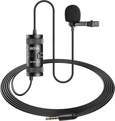 BY-M1 Pro II Universal Lavalier Microphone