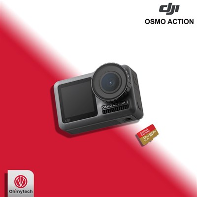 DJI Osmo Action 4K Camera with 32GB MicroSD Memory Card