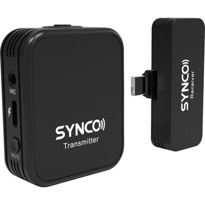 SYNCO G1TL Wireless Microphone (Type-C & Lightning Connector)
