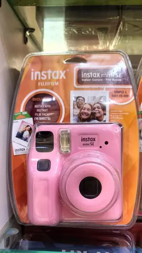 FUJIFILM INSTAX Mini SE Instant Film Camera with 10x Film Sheets