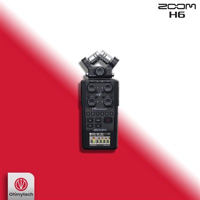 Zoom H6 6-Input / 6-Track Portable Handy Recorder with Interchangeable Mic Capsules