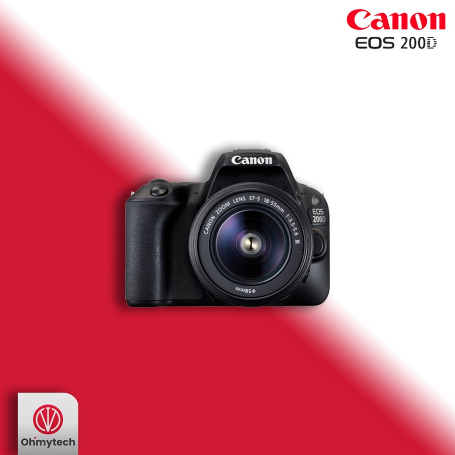 Canon EOS 200D Kit (EF-S 18-55 mm f/3.5-5.6 III Lens)