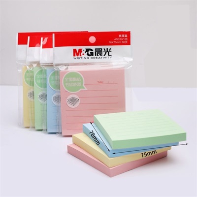 M&G YS-293 Multi Colour Sticky Notes 3x3 Inches  