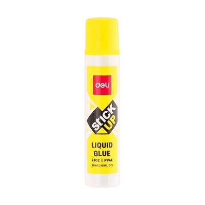 Deli E7302 Stick Up Clear Liquid Glue 50ML