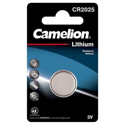 Camelion Lithium CR2025 Coin Battery