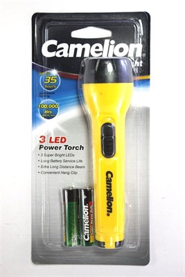 Camelion 3 LED Power Flashlight Blister Pack