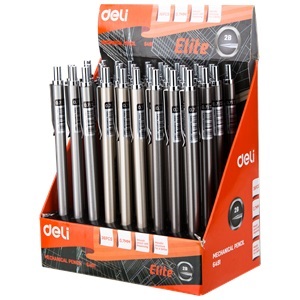 Deli E6491 0.7 mm Metal Mechanical Clutch Pencil