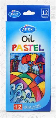 Apex OP-012 Oil Pastels 12 Colours