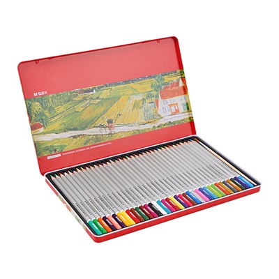 M&G AWPQ1904 Watercolour Pencils 48 Colours Alimunium Tin Pack