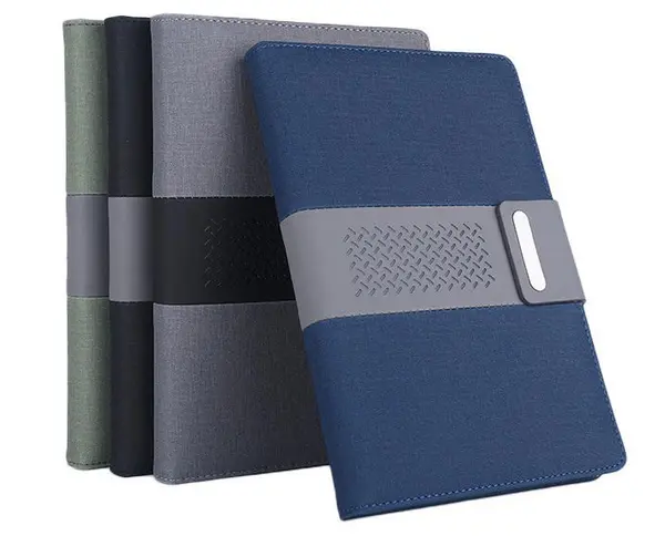 Boss 18-67 B5 Office Notebook with Magnetic Flap Lock Closure - 232 Pages