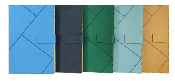 Boss 25-78 A5 Office Notebook with Magnetic Flap Lock Closure - 192 Pages