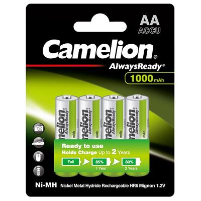 Camelion HR6 Re-Chargeable AA 1000 mAh Battery (Pencil Cell)