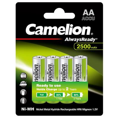 Camelion HR6 Re-Chargeable AA 2500 mAh Battery (Pencil Cell)