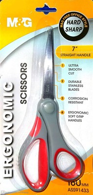 M&G Precision Ergonomic 7.0" / 180mm Scissors 01 Piece