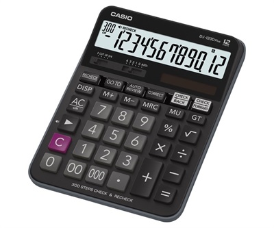 Casio DJ-120D Plus 12-Digits Mini Desktop Calculator