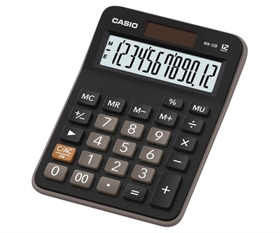 Casio MX-12B 12-Digits Mini Desktop Calculator