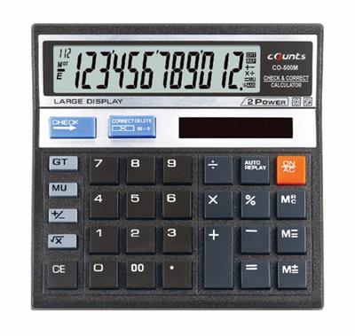 Counts CO-500M 12-Digits Desktop Calculator