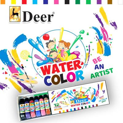 Deer 40012 12 Water Colour Tubes