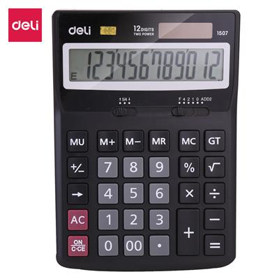 Deli E1507 12-Digits Desktop Calculator