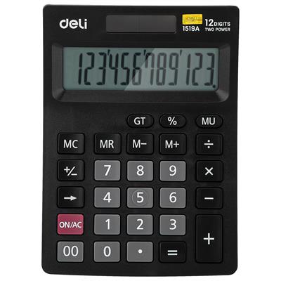Deli E1519A 12-Digits Desktop Calculator