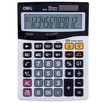Deli E1629 12-Digits Desktop Calculator