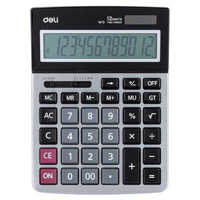 Deli E1672 12-Digits Desktop Calculator