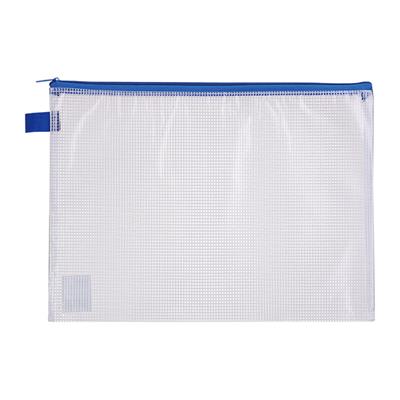 Deli E5596 A4 Mesh PVC Zip Bag