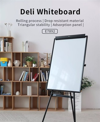 Deli E7892 Focus Magnetic Flip Chart 2×3 Feet with Tripod Stand